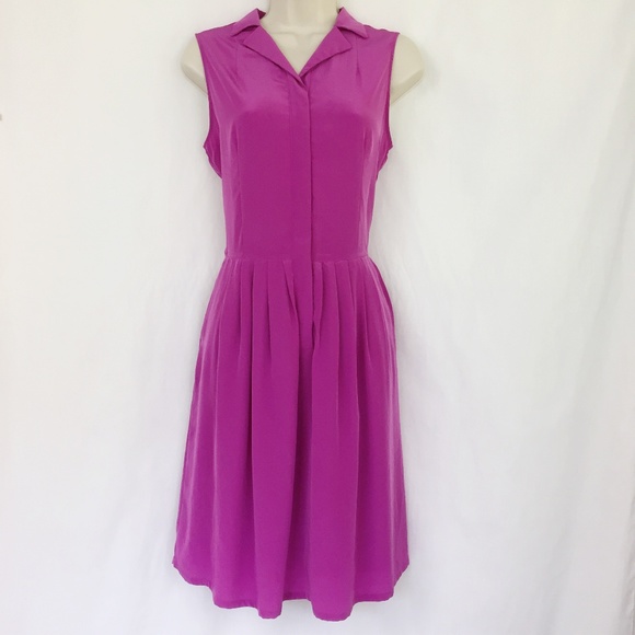 Uniqlo Dresses & Skirts - Uniqlo Silky Retro Sleeveless Midi Dress W/Pockets